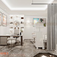 Thiết kế phòng khám nhi Mr Tuệ đẹp, hiện đại - Lào Cai